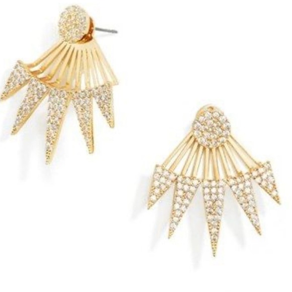 BaubleBar Jewelry - BaubleBar 'Rigel' Ear Jackets Earrings Crystal